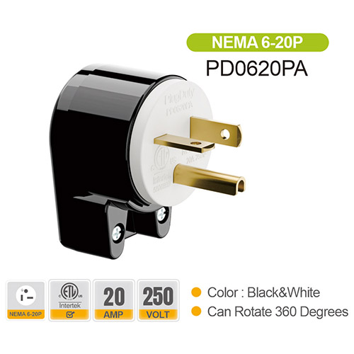 Plugduty NEMA 6-20P Plug 