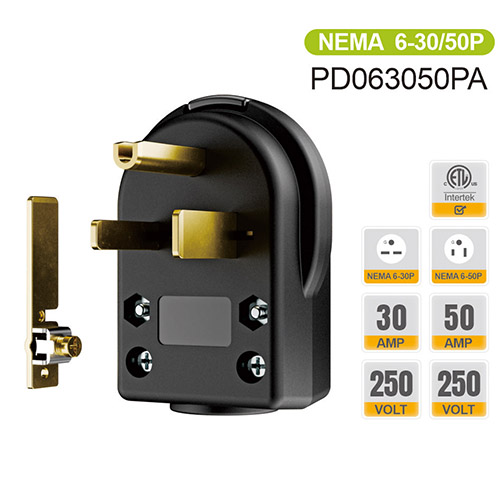 Plugduty NEMA 6-30P & 6-50 Plug