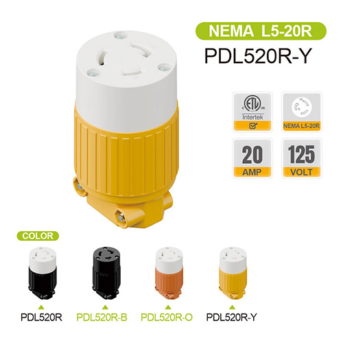 Plugduty NEMA L5-20R Receptacle