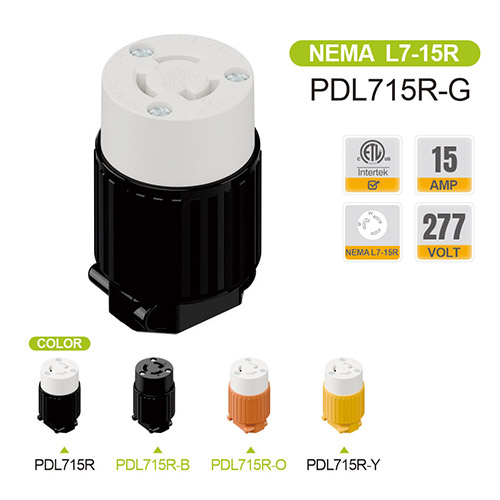Plugduty NEMA L7-15R Receptacle
